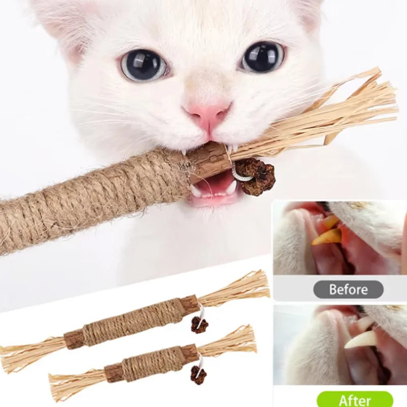 1 Pc Cat Toys Silvervine Chew Stick