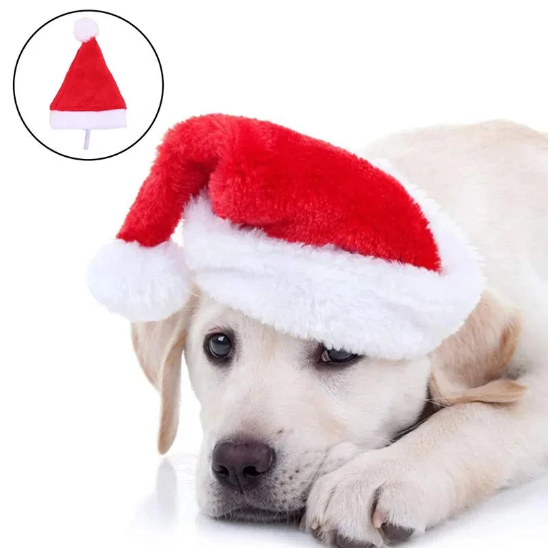 Pet Christmas Hat Dog Cat Santa Claus Caps