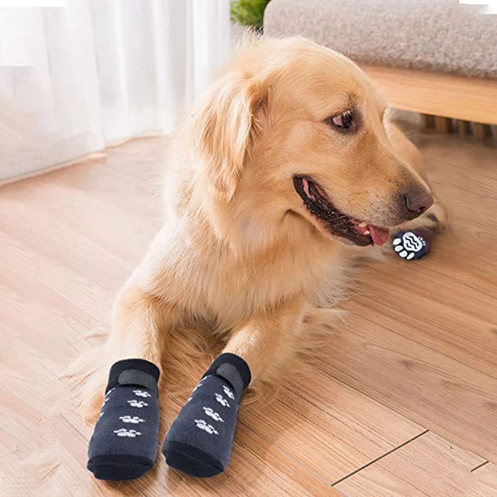 Dog Socks Anti-Slip 4pcs