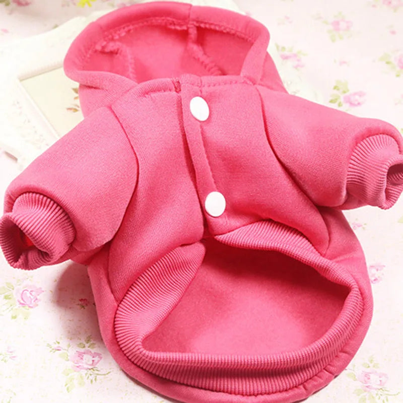 Cat Puppy Sport Hoodies Spring Autumn Pet Clothes