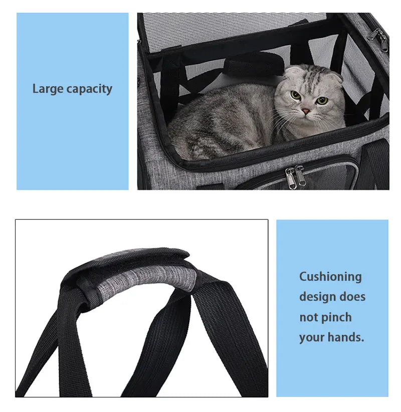 Cat Outgoing Travel Puppy Carrier Backpack Pet Bag Large Capacity