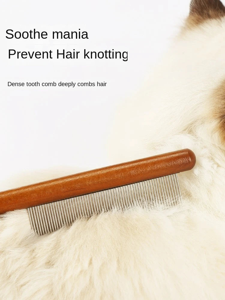 Cat Comb Cat Accessories Stainless Steel Pet Hair Remover