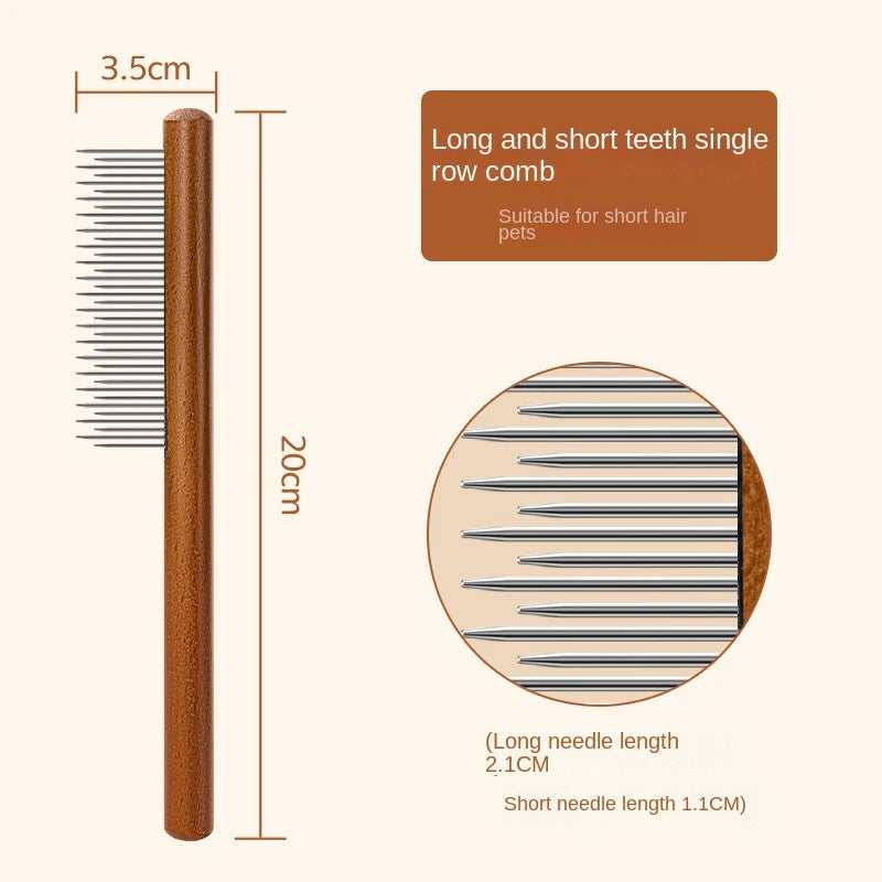 Cat Comb Cat Accessories Stainless Steel Pet Hair Remover