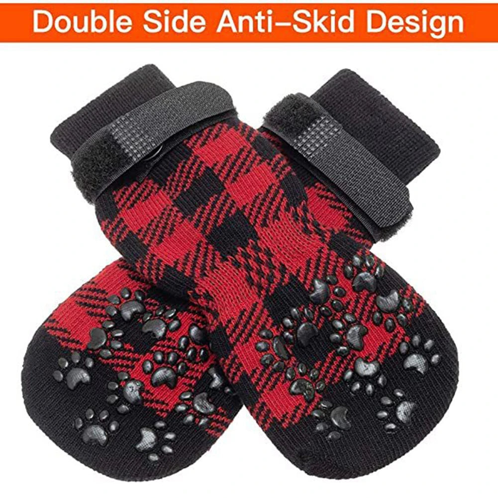 Dog Socks Anti-Slip 4pcs