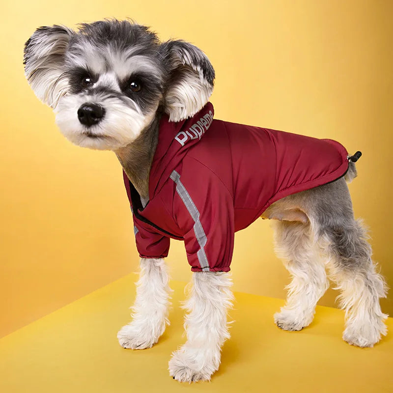 Waterproof Dogs Clothes Reflective Pet Coat For Small Medium Dogs Winter Warm