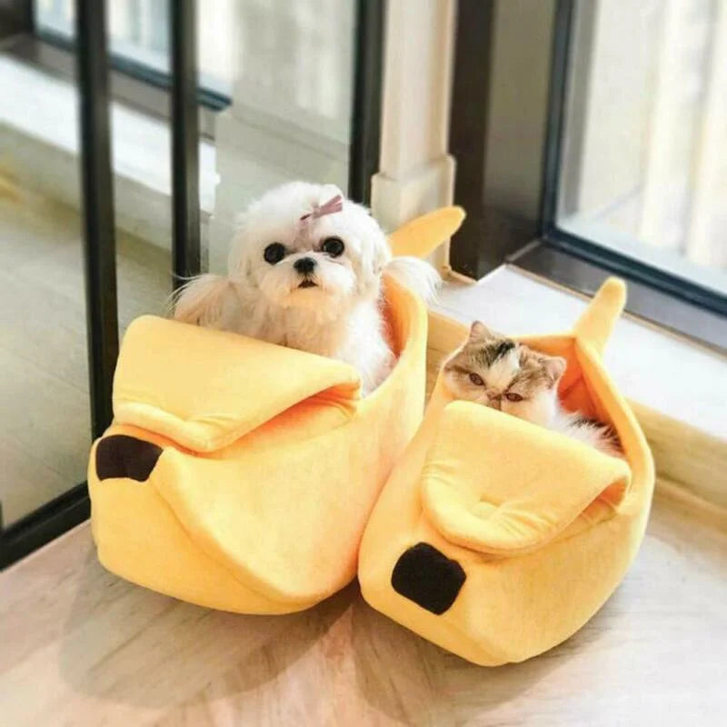 Banana Cat Bed House Funny Cute