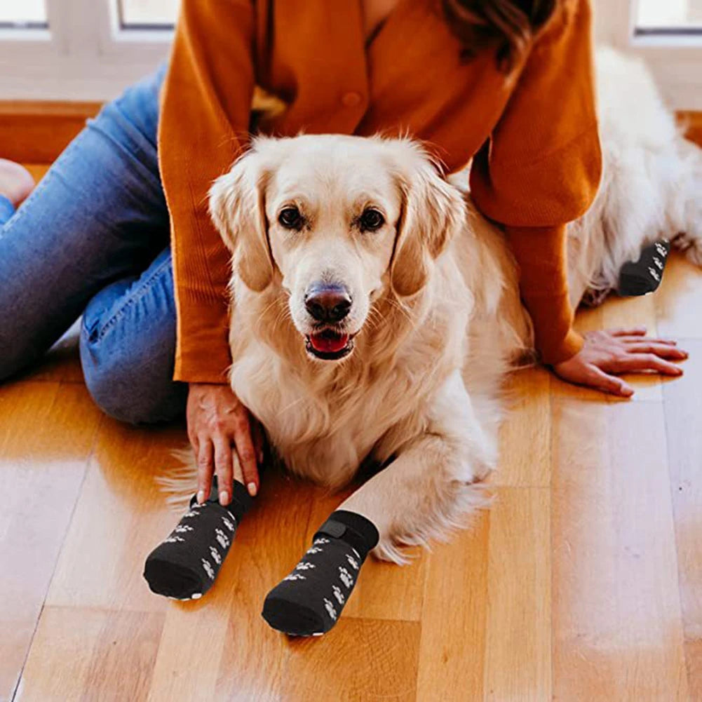 Dog Socks Anti-Slip 4pcs