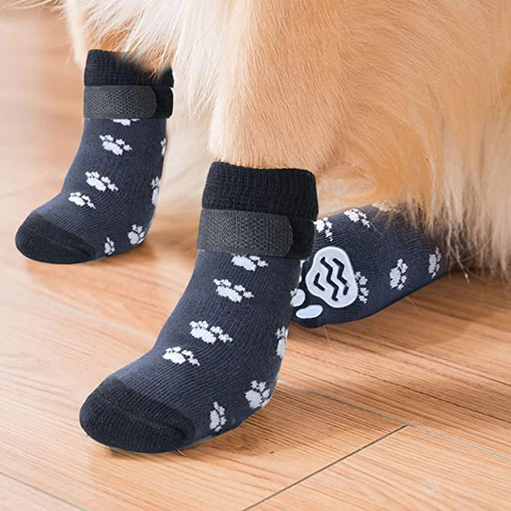 Dog Socks Anti-Slip 4pcs