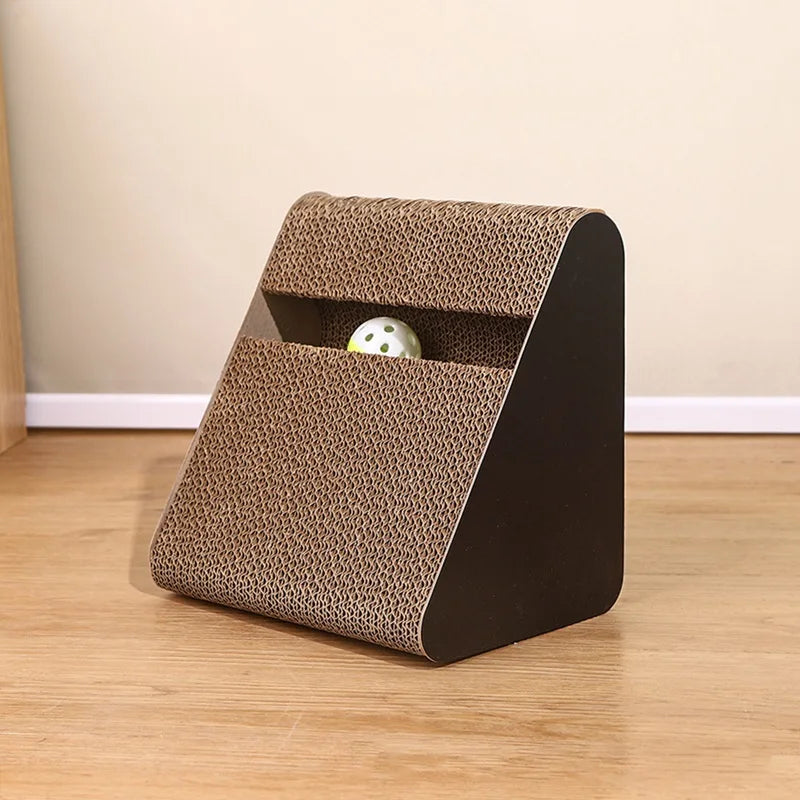 Cat Scratch Cardboard with Rotating Ball Wear-resistant